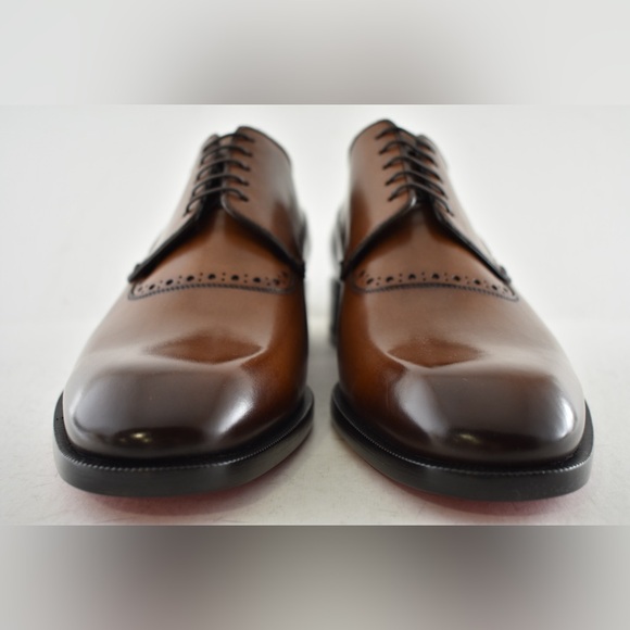 Christian Louboutin Sartoby Flat Brown Leather Dress Oxford Derby Loafer 45 12 main image 8